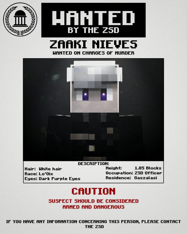 Zaaki Nieves Wanted For Murder!!